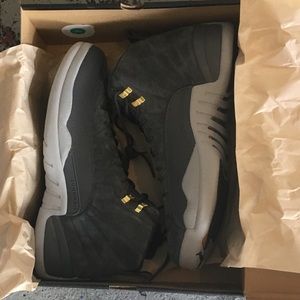Grey Jordan 12’s sides 16
